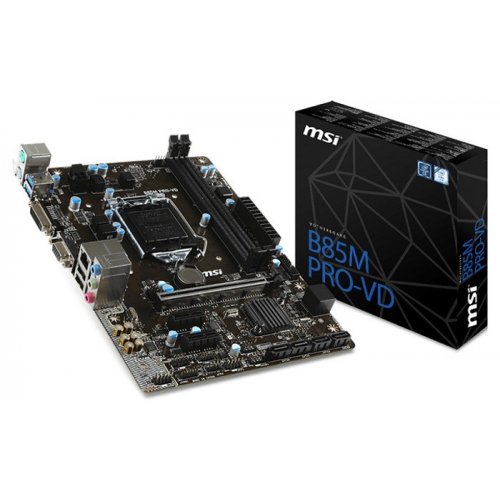 Продать Материнская плата MSI B85M PRO-VD (s1150, Intel B85) по Trade-In интернет-магазине Телемарт - Киев, Днепр, Украина фото
