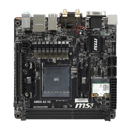 Продать Материнская плата MSI A88XI AC V2 (FM2+, AMD A88X) по Trade-In интернет-магазине Телемарт - Киев, Днепр, Украина фото