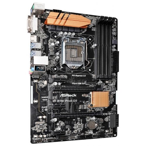 Photo Motherboard AsRock B150 PRO4/D3 (s1151, Intel B150)