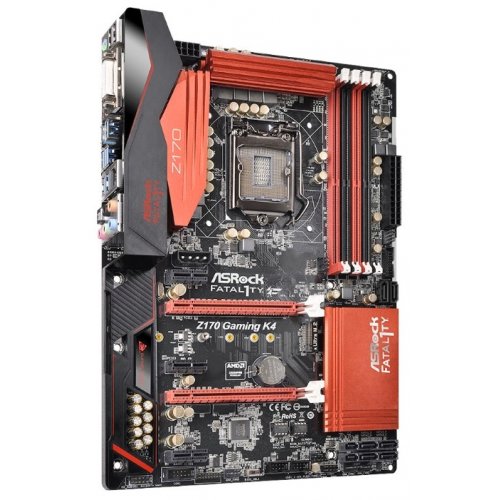 Продати Материнська плата AsRock FATAL1TY Z170 GAMING K4 (s1151, Intel Z170) за Trade-In у інтернет-магазині Телемарт - Київ, Дніпро, Україна фото