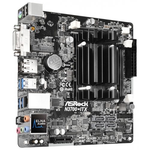 Продать Материнская плата AsRock N3700-ITX (Intel N3700) по Trade-In интернет-магазине Телемарт - Киев, Днепр, Украина фото
