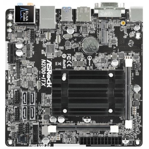 Продать Материнская плата AsRock N3700-ITX (Intel N3700) по Trade-In интернет-магазине Телемарт - Киев, Днепр, Украина фото