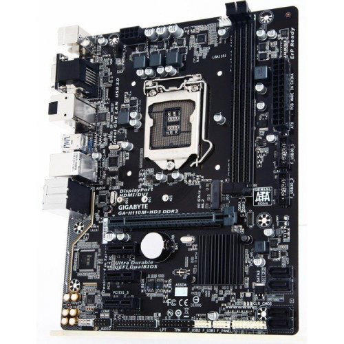 Продати Материнська плата Gigabyte GA-H110M-HD3 DDR3 (s1151, Intel H110) за Trade-In у інтернет-магазині Телемарт - Київ, Дніпро, Україна фото