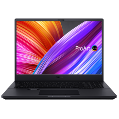 Ноутбук Asus ProArt Studiobook 16 OLED H5600QR-L2157X (90NB0U81-M00CH0) Star Black / 16″ (3840x2400, OLED) / AMD Ryzen 9 5900HX (3.3-4.6ГГц), 8 ядер / NVIDIA GeForce RTX 3070 / 32 ГБ (DDR4) / 1024 + 1024 ГБ (HDD + SSD) / Windows 11 Pro