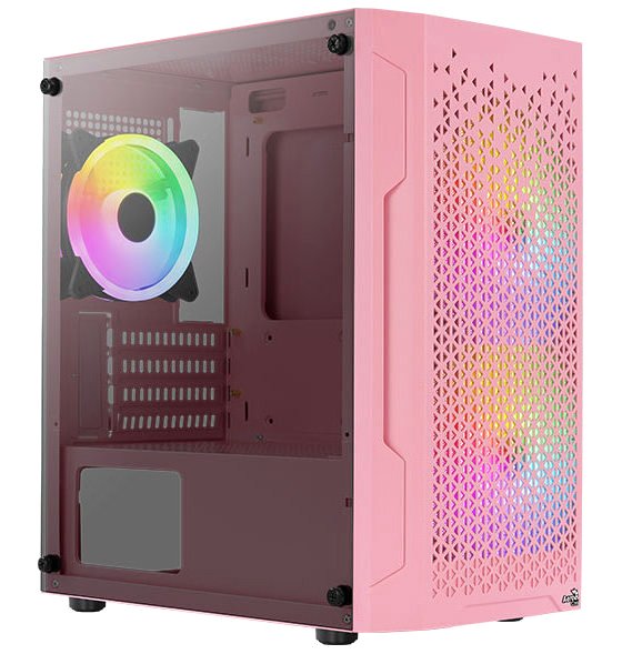 Продать Корпус Aerocool Trinity Mini FRGB Tempered Glass без БП Pink по ...