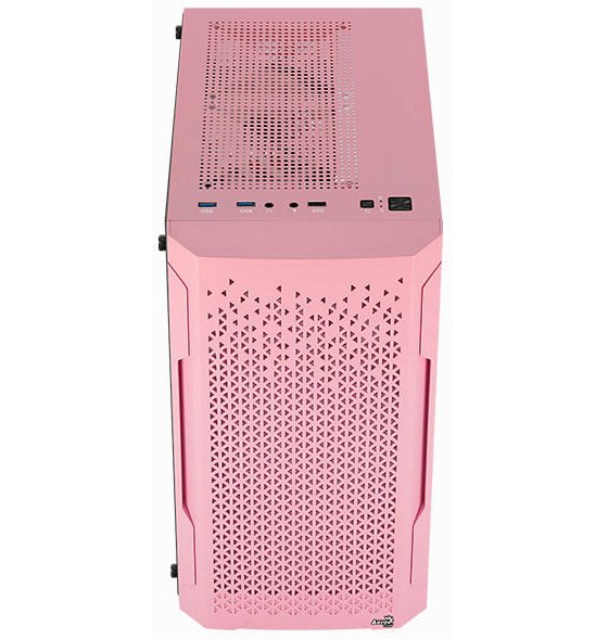 Корпус Aerocool Trinity Mini FRGB Tempered Glass без БП Pink купить с ...