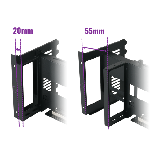 Купити Тримач до відеокарти CoolerMaster Universal Vertical GPU Holder Kit ver.2 (MCA-U000R-KFVK01) - ціна в Києві, Львові, Вінниці, Хмельницькому, Франківську, Україні | інтернет-магазин TELEMART.UA фото
