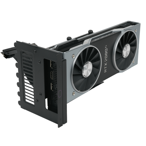 Купити Тримач до відеокарти CoolerMaster Universal Vertical GPU Holder Kit ver.2 (MCA-U000R-KFVK01) - ціна в Києві, Львові, Вінниці, Хмельницькому, Франківську, Україні | інтернет-магазин TELEMART.UA фото