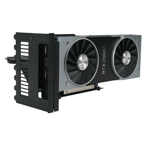 Купити Тримач до відеокарти CoolerMaster Universal Vertical GPU Holder Kit ver.2 (MCA-U000R-KFVK01) - ціна в Києві, Львові, Вінниці, Хмельницькому, Франківську, Україні | інтернет-магазин TELEMART.UA фото