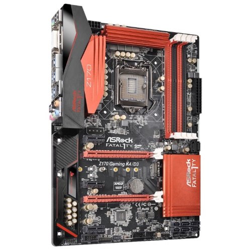 Продати Материнська плата AsRock FATAL1TY Z170 GAMING K4/D3 (s1151, Intel Z170) за Trade-In у інтернет-магазині Телемарт - Київ, Дніпро, Україна фото