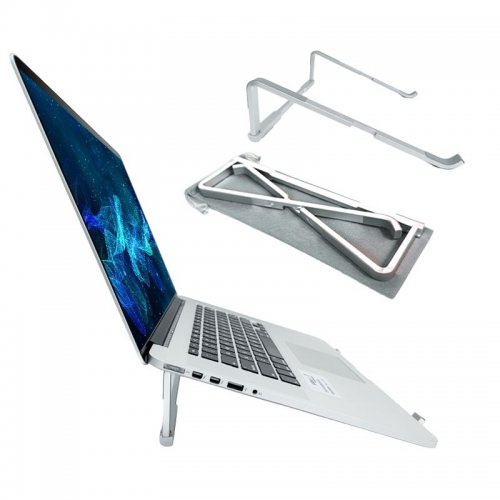 Підставка для ноутбука OfficePro LS530 Silver купити в Україні: Київ, Львів, Хмельницький, Тернопіль, Івано-Франківськ | Низька ціна, відгуки, характеристики від TELEMART фото