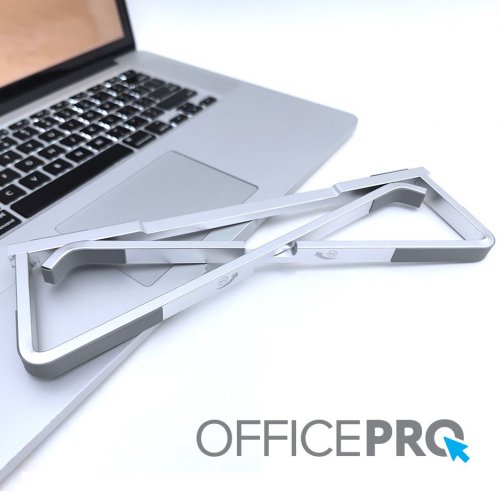 Підставка для ноутбука OfficePro LS530 Silver купити в Україні: Київ, Львів, Хмельницький, Тернопіль, Івано-Франківськ | Низька ціна, відгуки, характеристики від TELEMART фото