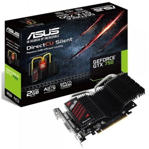 Продать Видеокарта Asus GeForce GTX 750 DC Silent 2048MB (GTX750-DCSL-2GD5) по Trade-In интернет-магазине Телемарт - Киев, Днепр, Украина фото