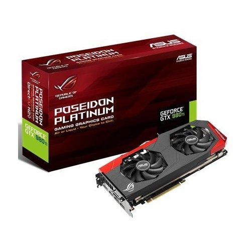 Продати Відеокарта Asus GeForce GTX 980 Ti POSEIDON 6144MB (POSEIDON-GTX980TI-P-6GD5) за Trade-In у інтернет-магазині Телемарт - Київ, Дніпро, Україна фото