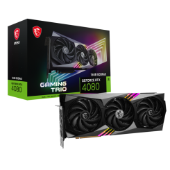 Фото MSI GeForce RTX 4080 GAMING TRIO 16384MB (RTX 4080 16GB GAMING TRIO)