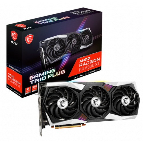 Продати Відеокарта MSI Radeon RX 6900 XT GAMING TRIO PLUS 16384MB (RX 6900 XT GAMING TRIO PLUS 16G) за Trade-In у інтернет-магазині Телемарт - Київ, Дніпро, Україна фото
