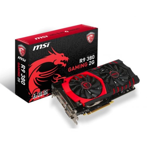 Продати Відеокарта MSI Radeon R9 380 GAMING 2048MB (R9 380 GAMING 2G) за Trade-In у інтернет-магазині Телемарт - Київ, Дніпро, Україна фото