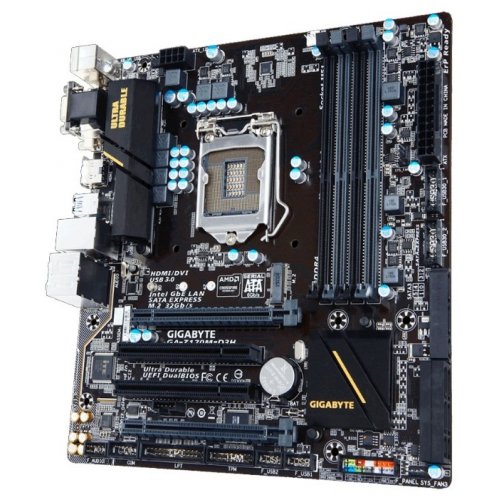Продати Материнська плата Gigabyte GA-H170M-D3H (s1151, Intel H170) за Trade-In у інтернет-магазині Телемарт - Київ, Дніпро, Україна фото