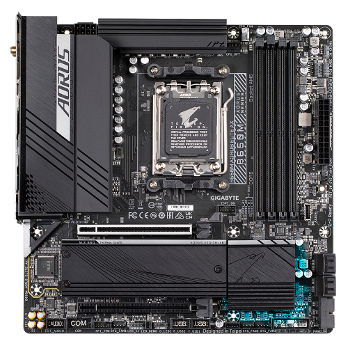Photo Motherboard Gigabyte B650M AORUS ELITE AX (sAM5, AMD B650)