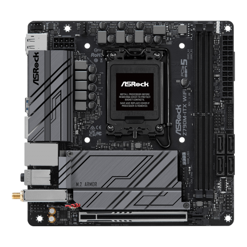 Продать Материнская плата AsRock Z790M-ITX WIFI (s1700, Intel Z790) по Trade-In интернет-магазине Телемарт - Киев, Днепр, Украина фото