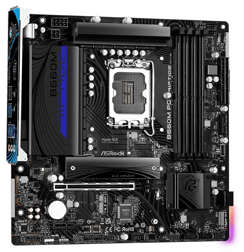 Материнская плата AsRock B660M PG Riptide (s1700, Intel B660) купить с ...