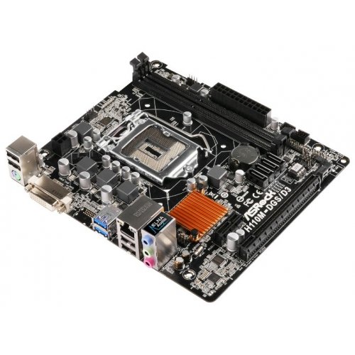 Продать Материнская плата AsRock H110M-DGS/D3 (s1151, Intel H110) по Trade-In интернет-магазине Телемарт - Киев, Днепр, Украина фото