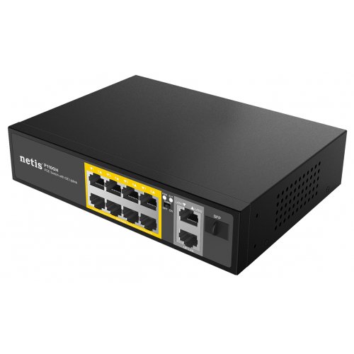 Мережевий комутатор Netis P110GH купити в Україні: Київ, Львів, Хмельницький, Тернопіль, Івано-Франківськ | Низька ціна, відгуки, характеристики від TELEMART фото