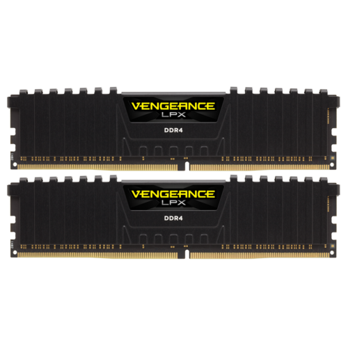 Фото ОЗП Corsair DDR4 16GB (2x8GB) 3200Mhz Vengeance LPX Black (CMK16GX4M2E3200C16)