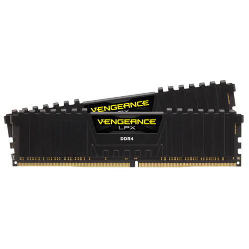 Фото ОЗП Corsair DDR4 16GB (2x8GB) 3200Mhz Vengeance LPX Black (CMK16GX4M2E3200C16)