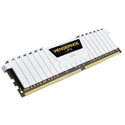 Фото ОЗУ Corsair DDR4 16GB (2x8GB) 3200Mhz Vengeance LPX White (CMK16GX4M2E3200C16W)