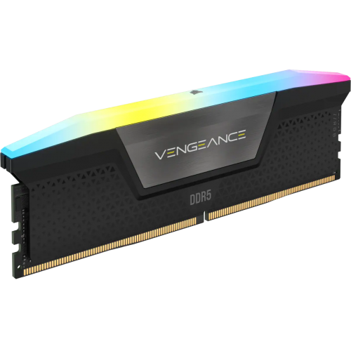Photo RAM Corsair DDR5 32GB (2x16GB) 6000Mhz Vengeance RGB Black (CMH32GX5M2B6000C40)