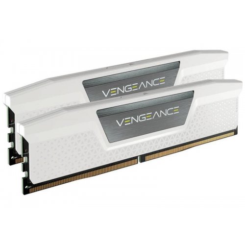 Фото ОЗУ Corsair DDR5 32GB (2x16GB) 5200Mhz Vengeance White (CMK32GX5M2B5200C40W)