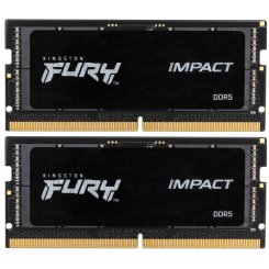 ОЗУ Kingston SODIMM DDR5 16GB (2x8GB) 4800Mhz FURY Impact Black (KF548S38IBK2-16)