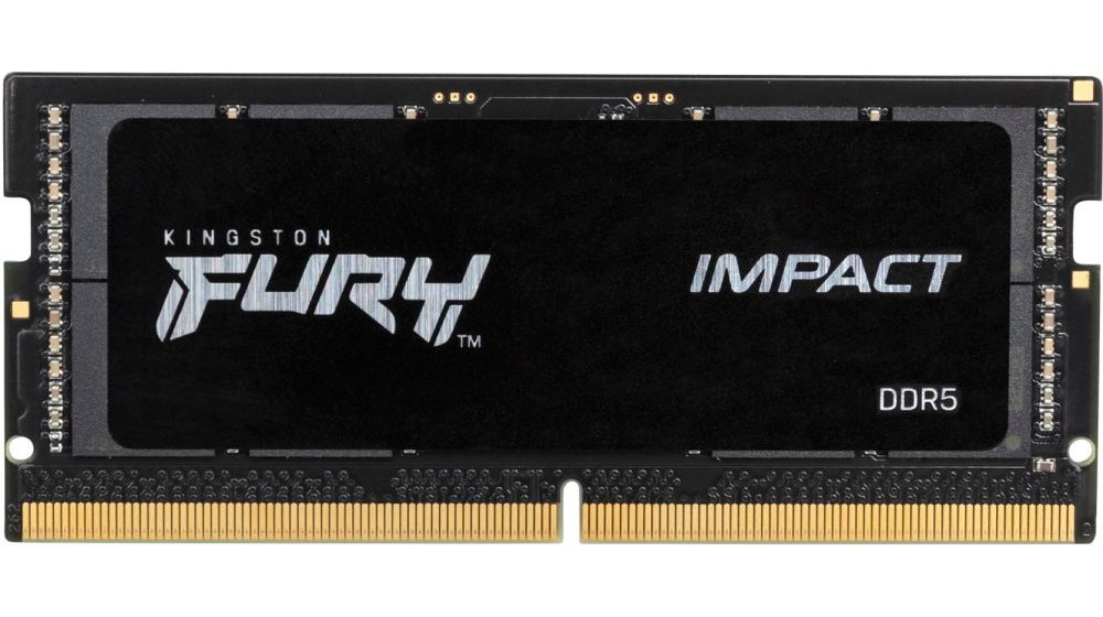 ОЗУ Kingston SODIMM DDR5 16GB 4800Mhz FURY Impact Black