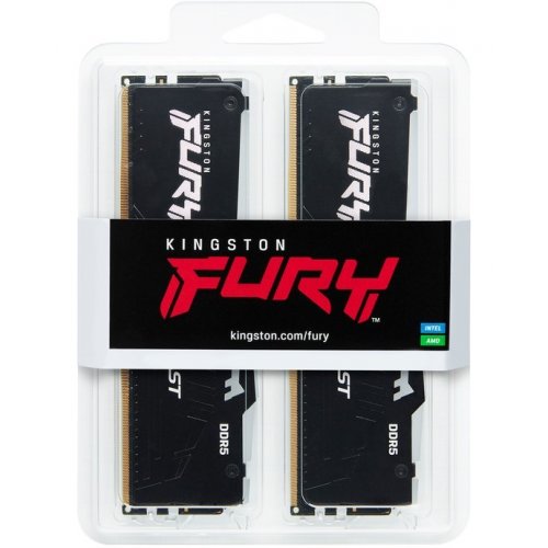 Продать ОЗУ Kingston DDR5 64GB (2x32GB) 4800Mhz FURY Beast RGB (KF548C38BBAK2-64) по Trade-In интернет-магазине Телемарт - Киев, Днепр, Украина фото