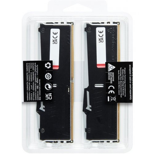 Photo RAM Kingston DDR5 64GB (2x32GB) 5200Mhz FURY Beast RGB (KF552C40BBAK2-64)