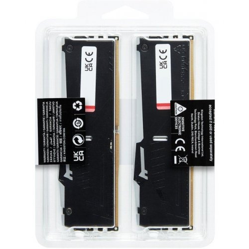 Фото ОЗП Kingston DDR5 64GB (2x32GB) 5600Mhz FURY Beast RGB (KF556C40BBAK2-64)