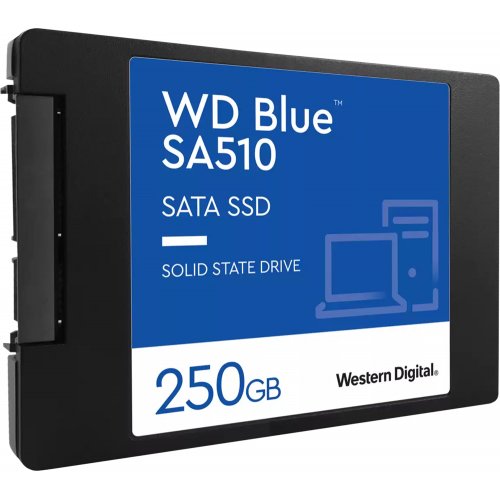 Продать SSD-диск Western Digital Blue SA510 250GB 2.5" (WDS250G3B0A) по Trade-In интернет-магазине Телемарт - Киев, Днепр, Украина фото