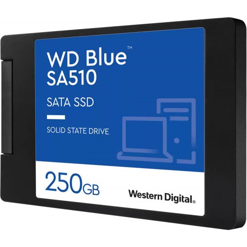Продать SSD-диск Western Digital Blue SA510 250GB 2.5" (WDS250G3B0A) по Trade-In интернет-магазине Телемарт - Киев, Днепр, Украина фото