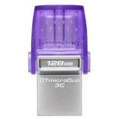 Накопичувач Kingston DataTraveler microDuo 3C 128GB USB 3.2 Gen 1 + USB Type-C (DTDUO3CG3/128GB)