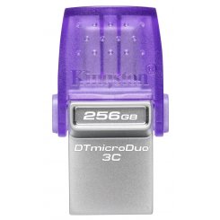 Накопичувач Kingston DataTraveler microDuo 3C 256GB USB 3.2 Gen 1 + USB Type-C (DTDUO3CG3/256GB)