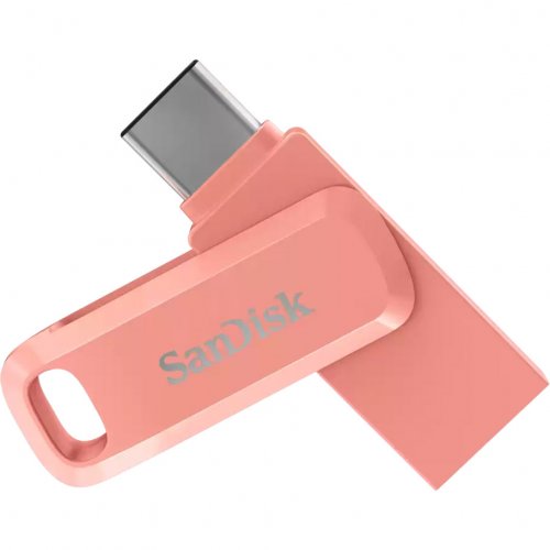 Купить Накопитель SanDisk Ultra Dual Drive Go 128GB USB 3.1 + USB Type-C (SDDDC3-128G-G46PC) Peach - цена в Харькове, Киеве, Днепре, Одессе
в интернет-магазине Telemart фото