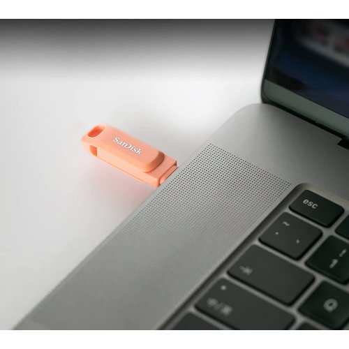 Купить Накопитель SanDisk Ultra Dual Drive Go 128GB USB 3.1 + USB Type-C (SDDDC3-128G-G46PC) Peach - цена в Харькове, Киеве, Днепре, Одессе
в интернет-магазине Telemart фото