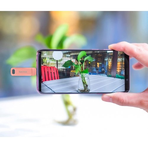 Купить Накопитель SanDisk Ultra Dual Drive Go 128GB USB 3.1 + USB Type-C (SDDDC3-128G-G46PC) Peach - цена в Харькове, Киеве, Днепре, Одессе
в интернет-магазине Telemart фото