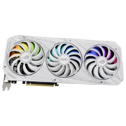 Фото Відеокарта Asus ROG GeForce RTX 3090 STRIX White 24576MB (ROG-STRIX-RTX3090-24G-WHITE FR) Factory Recertified
