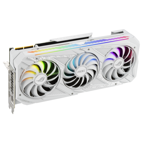 Фото Відеокарта Asus ROG GeForce RTX 3090 STRIX White 24576MB (ROG-STRIX-RTX3090-24G-WHITE FR) Factory Recertified