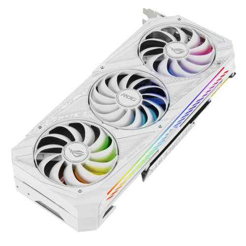 Фото Відеокарта Asus ROG GeForce RTX 3090 STRIX White 24576MB (ROG-STRIX-RTX3090-24G-WHITE FR) Factory Recertified