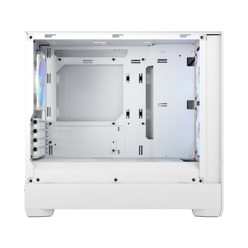 Корпус Fractal Design Pop Mini Air RGB Tempered Glass без БЖ (FD-C-POR1M-01) White купити з перевіркою сумісності: огляд, характеристики, ціна у Києві, Львові, Вінниці, Хмельницькому, Івано-Франківську, Україні | інтернет-магазин TELEMART.UA фото