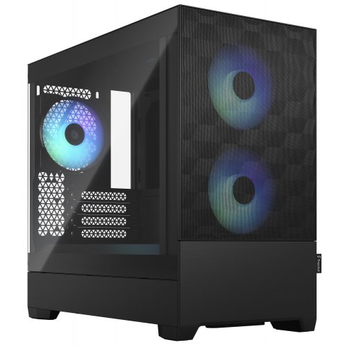 Купить Корпус Fractal Design Pop Mini Air RGB Tempered Glass без БП (FD-C-POR1M-06) Black с проверкой совместимости: обзор, характеристики, цена в Киеве, Днепре, Одессе, Харькове, Украине | интернет-магазин TELEMART.UA фото