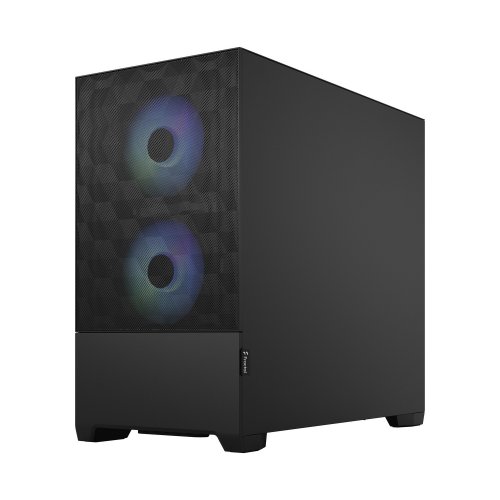 Корпус Fractal Design Pop Mini Air RGB Tempered Glass без БЖ (FD-C-POR1M-06) Black купити з перевіркою сумісності: огляд, характеристики, ціна у Києві, Львові, Вінниці, Хмельницькому, Івано-Франківську, Україні | інтернет-магазин TELEMART.UA фото